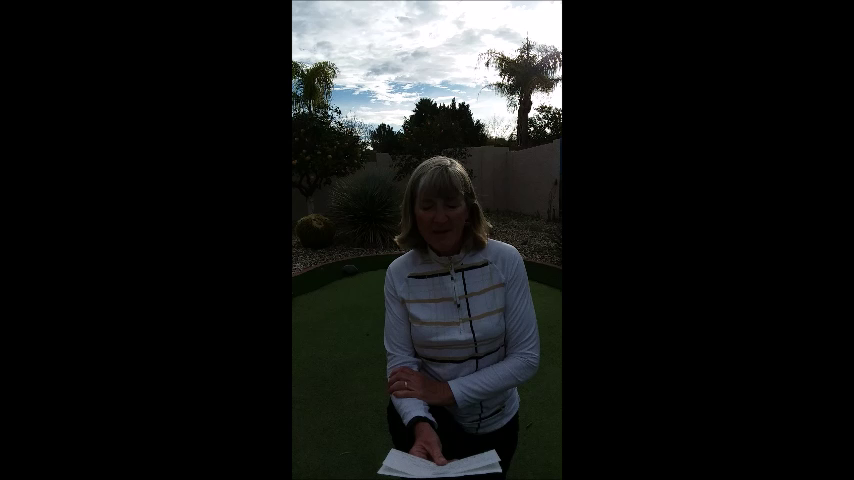 Level 1 Start at the hole for success, Putting